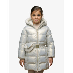 Le Chic Meisjes winterjas bodhi furry bag long