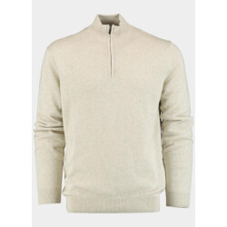 Bos Bright Blue Half zip half zip 100% katoen 528400cct-13/815