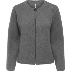 Only Onlanneli life ls button jacket cc knt medium grey