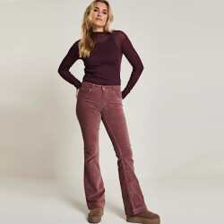 Para Mi Broek jade corduroy mauve