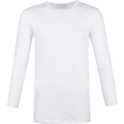 Garage Bodyfit t-shirt o-neck l/s white