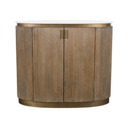 Signature Toonbank van massief hout en marmer buren