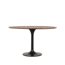 Label51 eettafel otto 130cm espresso mangohout