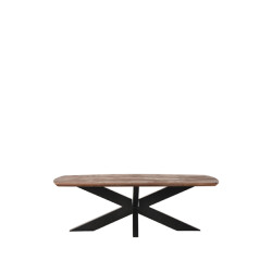 Label51 Salontafel zane 120x65x40 cm espresso mangohout