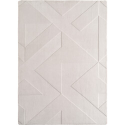 Muratap Japandi vloerkleed hoogpolig scandinavisch abstract design 3d-effect -