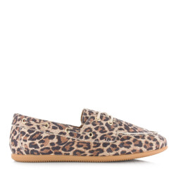 DWRS Label Dwrs latty leopard mocassins cognac mocassins dames