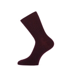 MARC MARCS Marcmarcs sokken cashmere aubergine geen unisex