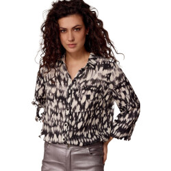 Tramontana Blouse print blacks