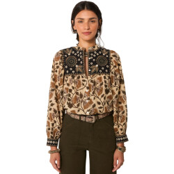 Maison Hotel Amelia blouse khaki forest
