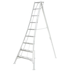Niwaki 3-poot tuinladder 270 cm in hoogte verstelbaar plukladder nw02700