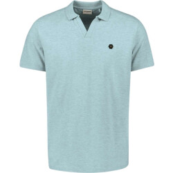No Excess Polo v melange ice