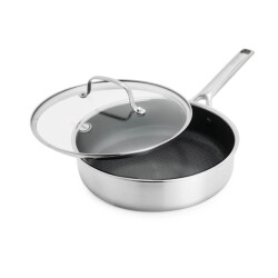 Greenpan Apex hapjespan 24cm- triply rvs