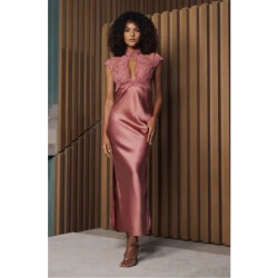 Marjolaine Bonnie kanten bustier lange nachtjapon