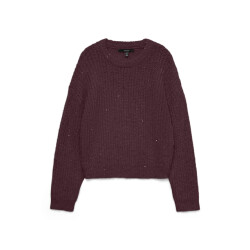 Vero Moda vmamali ls o-neck pullover 10336703 winetasting