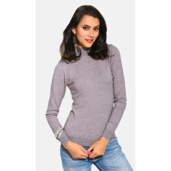 William de Faye Gebreide trechterhals flanelle