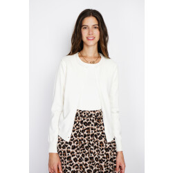 William de Faye Set with crew neck and long sleeve naturel