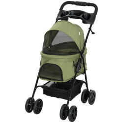 4goodz Hondenbuggy met zonnedak en opbergnet tot 4 kg -