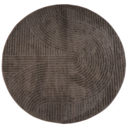 Veer Carpets Vloerkleed ella brown rond ø240 cm