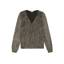 Garcia Jeans Lurex top ls goudkleurig