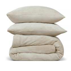 Phlox Dekbedovertrek flanel fleece eenpersoons 140x220 cm + 1 kussensloop -