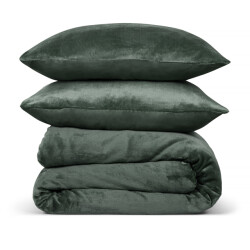 Phlox Dekbedovertrek flanel fleece lits jumeaux 240x220 cm + 2 kussenslopen -