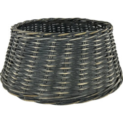 WDMT Rattan kerstboomrok ø 65 x 26 cm zwart