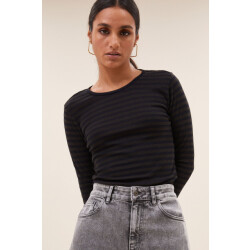 By-Bar Amsterdam 25511018 longsleeve melange stripe