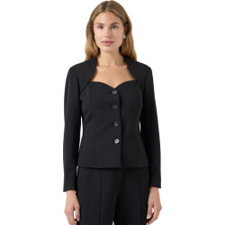 Y.A.S Yasfavo ls blazer top s. black