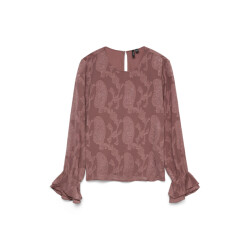 Vero Moda vmmishi ls top wvn 10335512 brown