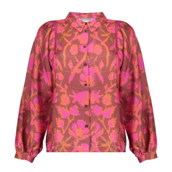 Geisha blouse 53909-20 480 burgundy/fuchsia