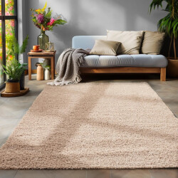 Muratap Basic shaggy vloerkleed hoogpolig- 80x250 cm