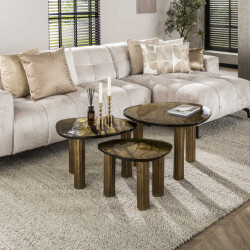 Hoyz salontafel eclipse s antiek finish