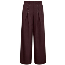 Co'Couture Lunacc eyelet wide ll pants bordeaux