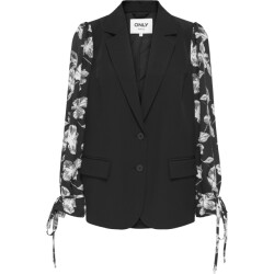 Only Onlmellie life l/s mix blazer tlr cs black/flower