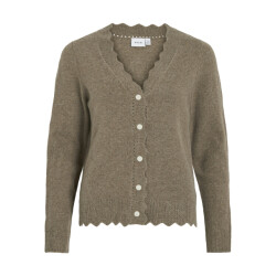 Vila vinikolina v-neck l/s knit cardigan 14112175 falcon