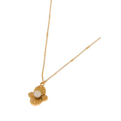 Label Kiki K.sk.152.1 hidden pearl necklace gold