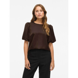 Vila Viellette 2/4 satin puff top noos