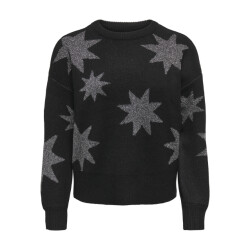 Only Onlrosie ls o-neck glitter knt