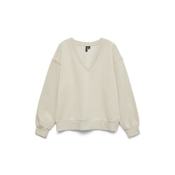 Vero Moda Vmdaisy pearl v-neck sweat jrs ga b