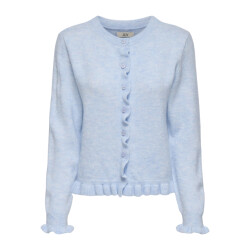 Jacqueline de Yong letty l/s on frill cardigan knt 15363485 cashmere