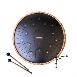 Orakl Steel tongue drum elysium kosmisch zwart