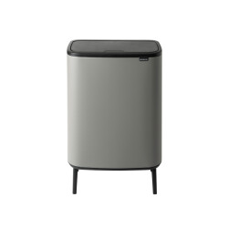 Brabantia Bo touch bin hi afvalemmer 2 x 30 liter mineral concrete grey