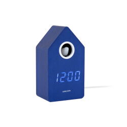 Karlsson wekker cuckoo led cobalt blue