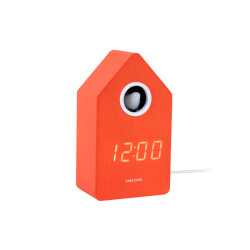 Karlsson wekker cuckoo led brilliant orange