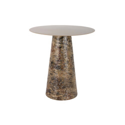 Leitmotiv bijzettafel mosaic marble high -