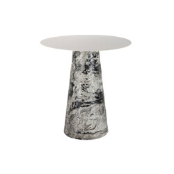 Leitmotiv bijzettafel mosaic marble high -