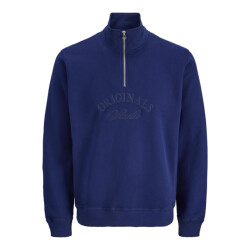 Jack & Jones Jorbleecker branding sweat high neck bf kobalt