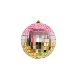 House Vitamin Christmas decoration christmas hanger discoball foam pink/gold -