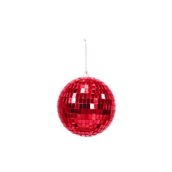 House Vitamin Christmas decoration christmas hanger discoball foam red 15x15x15cm