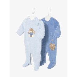 Mayoral Jongens boxpakjes 2 piece velour sky cloud